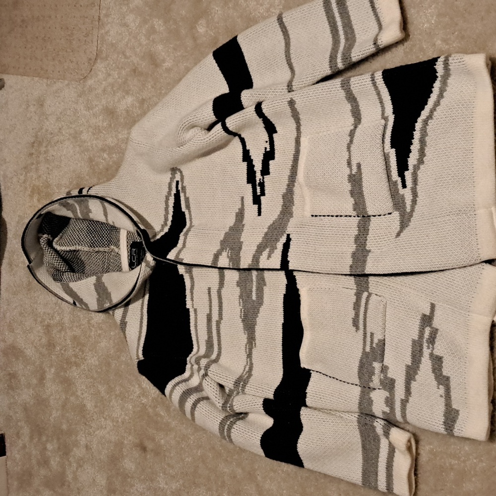 LCR Black and White Knit Sweater